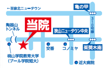 当院までの地図